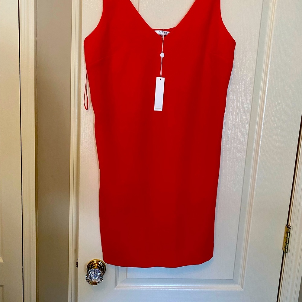 Fun red dress never worn good for vacation